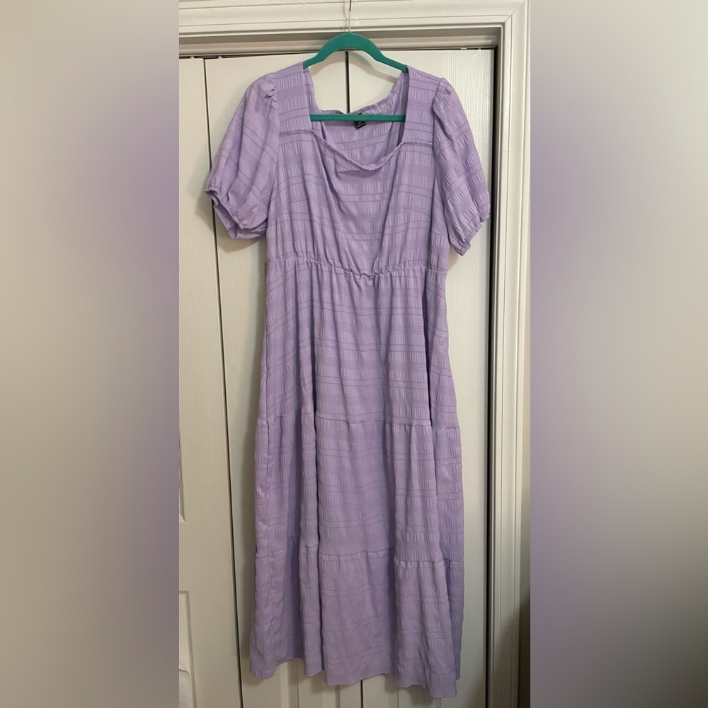 SHEIN Curve Lilac Dress